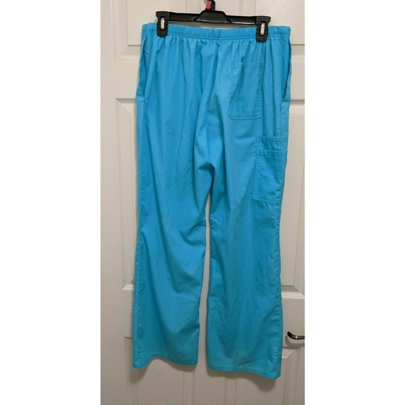 2 Scrubs Bottoms - Pants Medium Purple Turquoise - Picture 7 of 9